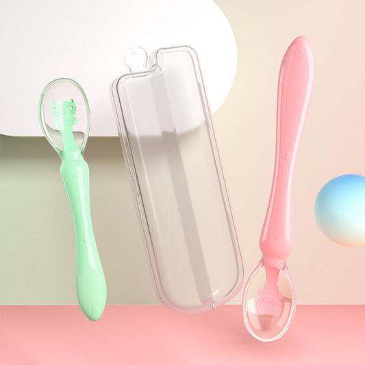 silicone feeding spoon