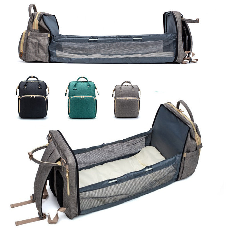 Mommy Bed Folding Backpack Multi-function Large Capacity
