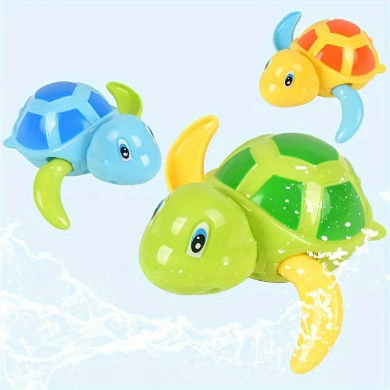 Tricolor Swimming Turtle - Red, Green And Blue