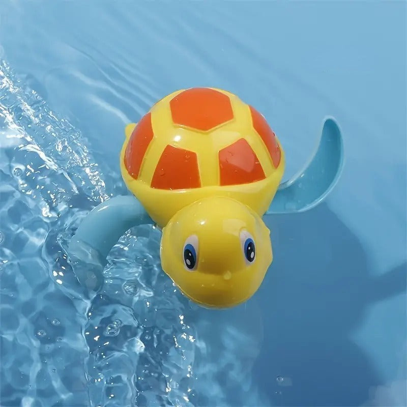 Tricolor Swimming Turtle - Red, Green And Blue