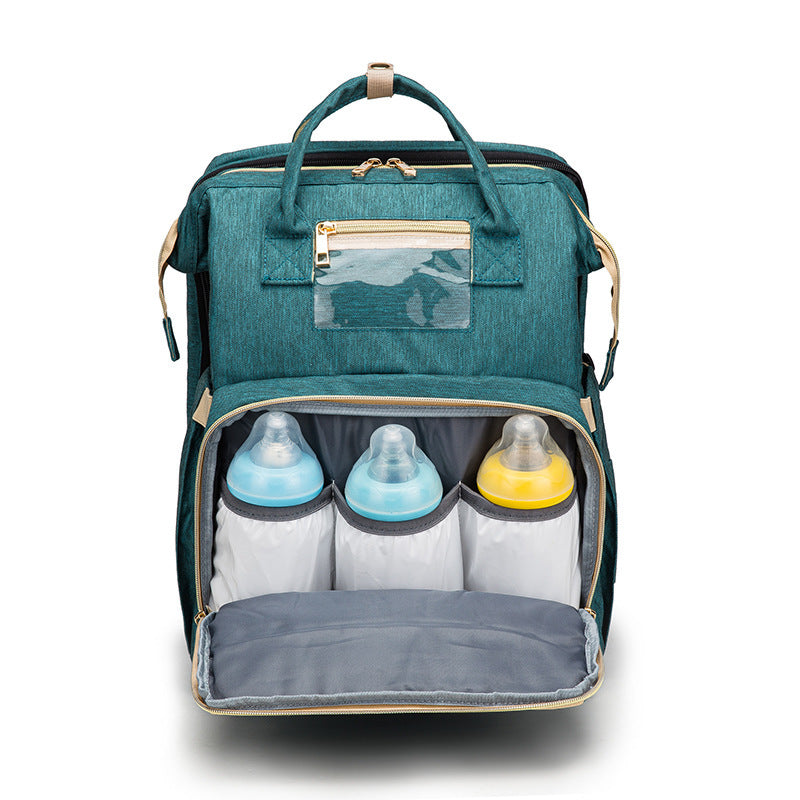 Mommy Bed Folding Backpack Multi-function Large Capacity