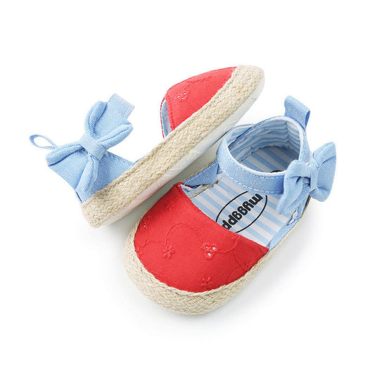 Baby Shoes – Soft Sole, Breathable Velcro Shoes with Bowknot for Kids