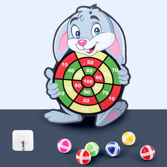 Children's Cartoon Sticky Ball Dart Board
