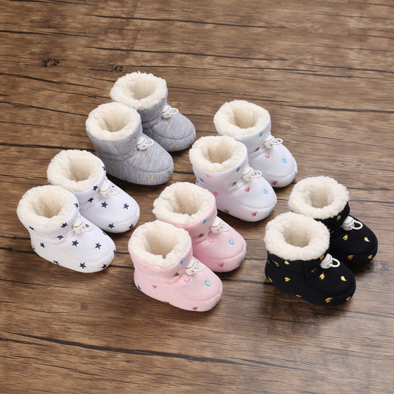 Baby Shoes – Soft Cotton Autumn & Winter Baby Shoes for Comfort
