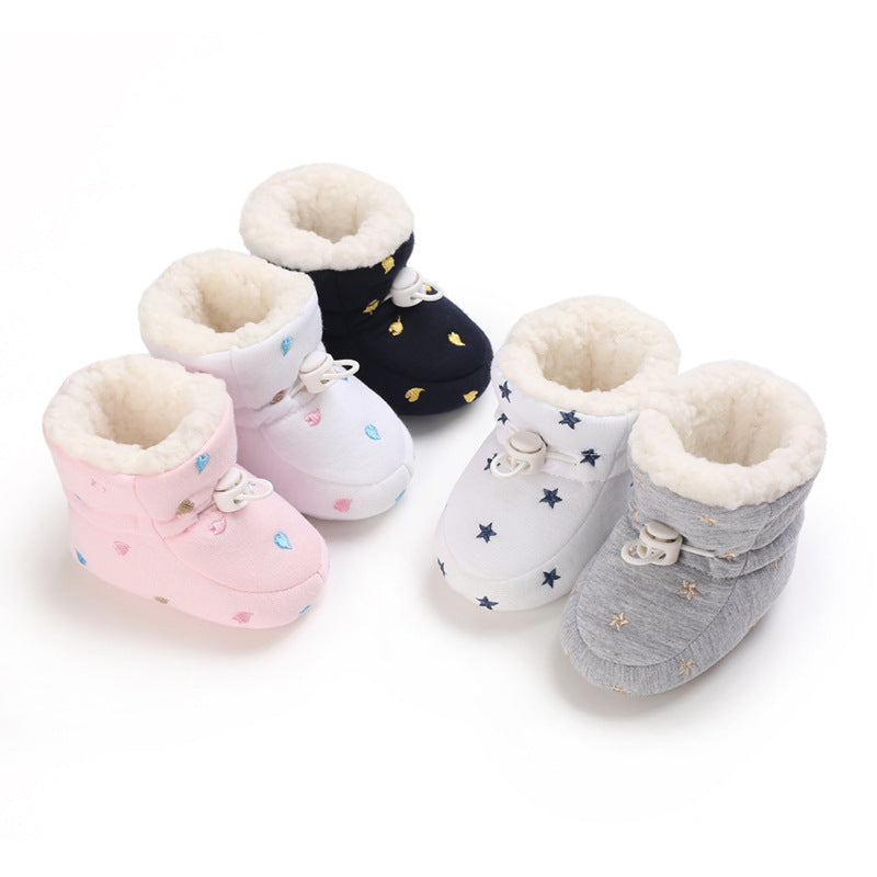 Baby Shoes – Soft Cotton Autumn & Winter Baby Shoes for Comfort