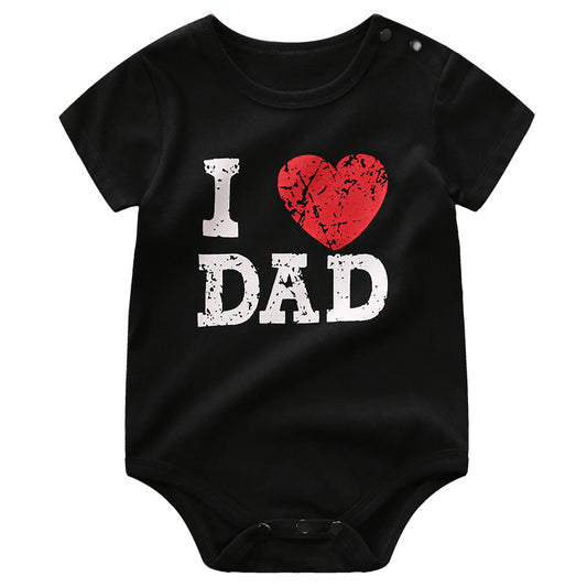 Baby Short Sleeve Cotton Triangle Romper