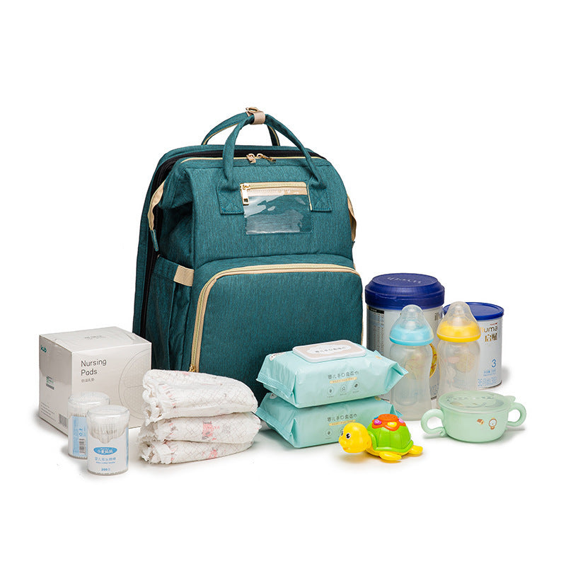 Mommy Bed Folding Backpack Multi-function Large Capacity