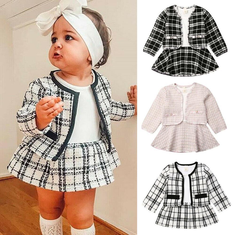 Long-sleeved White Shirt with Blazer and Skirt Coordinates Set