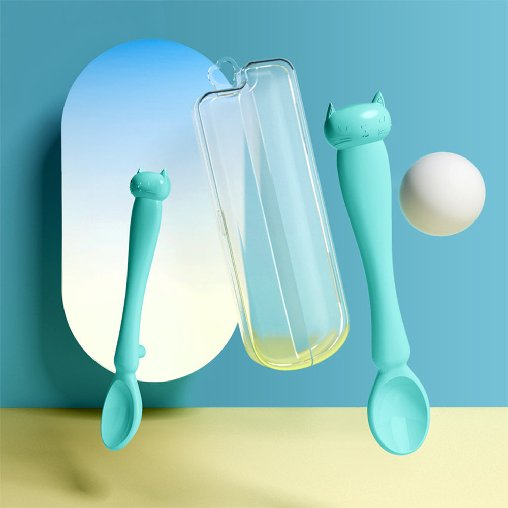 silicone feeding spoon