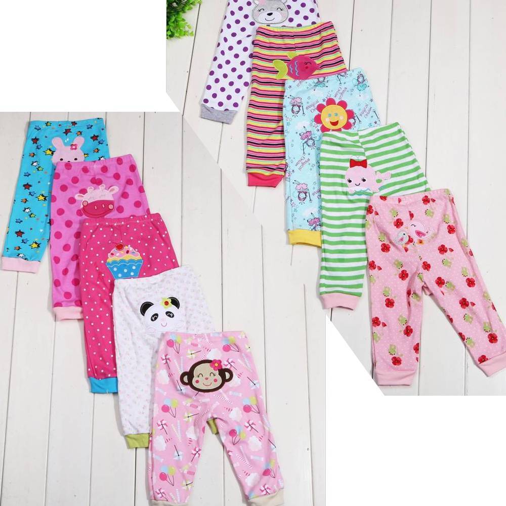 Cartoon Printed children's leggings (5pcs)