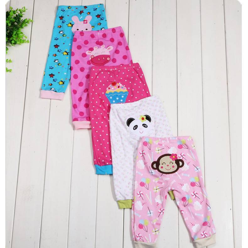 Cartoon Printed children's leggings (5pcs)