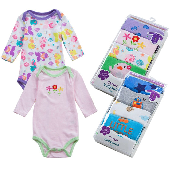 Baby Onesies Long-sleeved Triangle cotton Romper