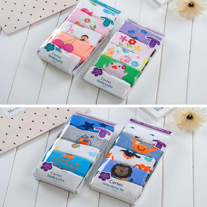 Baby Onesies Long-sleeved Triangle cotton Romper
