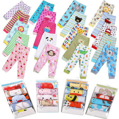 Cartoon Printed children's leggings (5pcs)