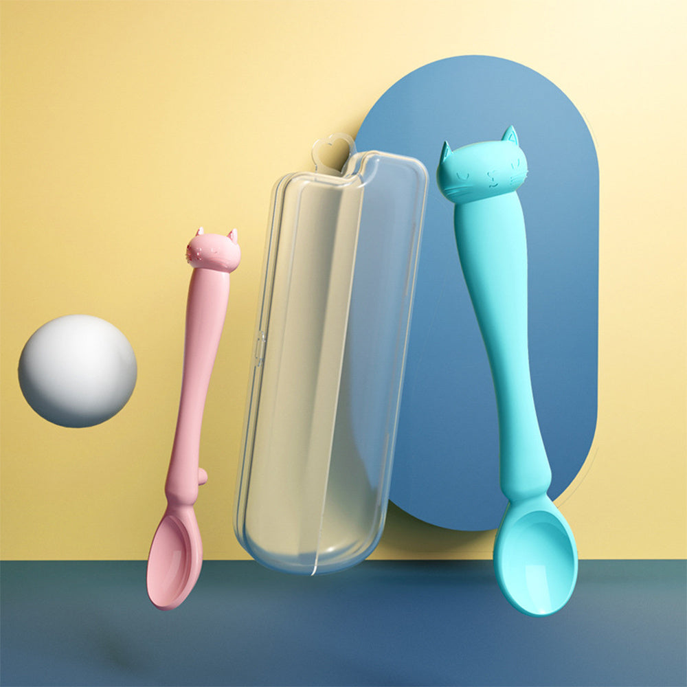 silicone feeding spoon