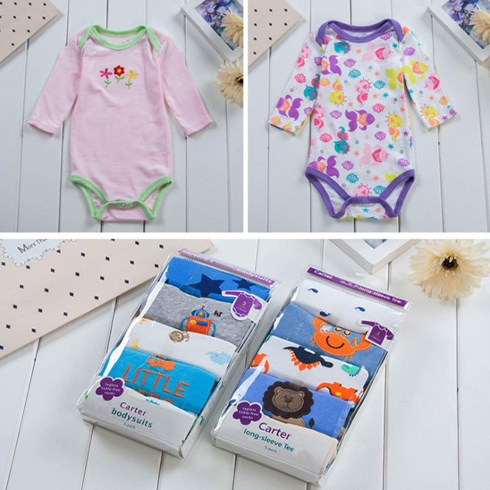 Baby Onesies Long-sleeved Triangle cotton Romper