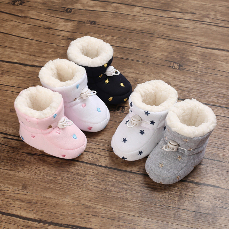 Baby Shoes – Soft Cotton Autumn & Winter Baby Shoes for Comfort