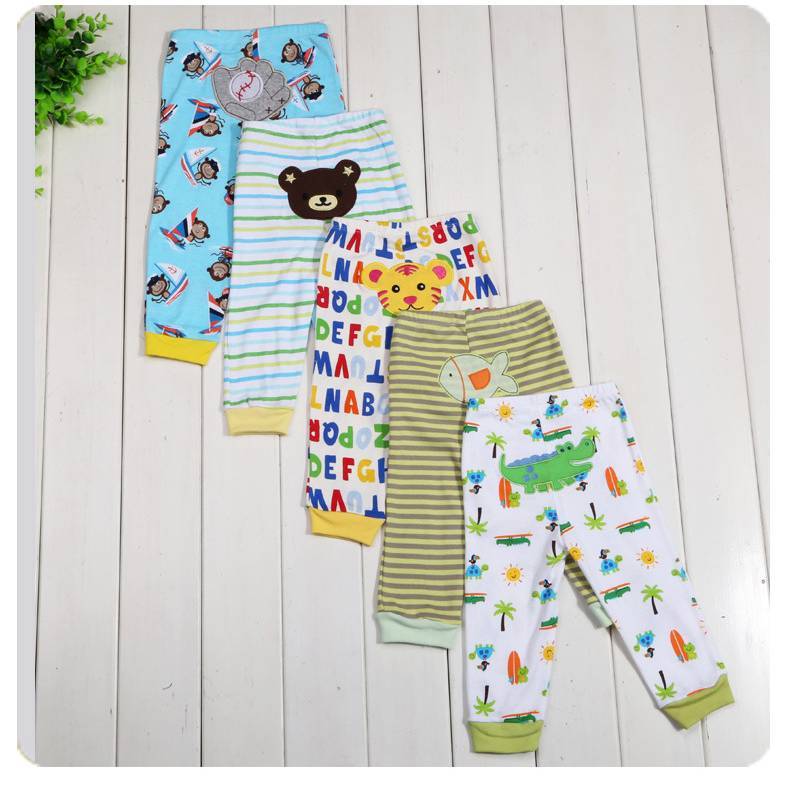 Cartoon Printed children's leggings (5pcs)