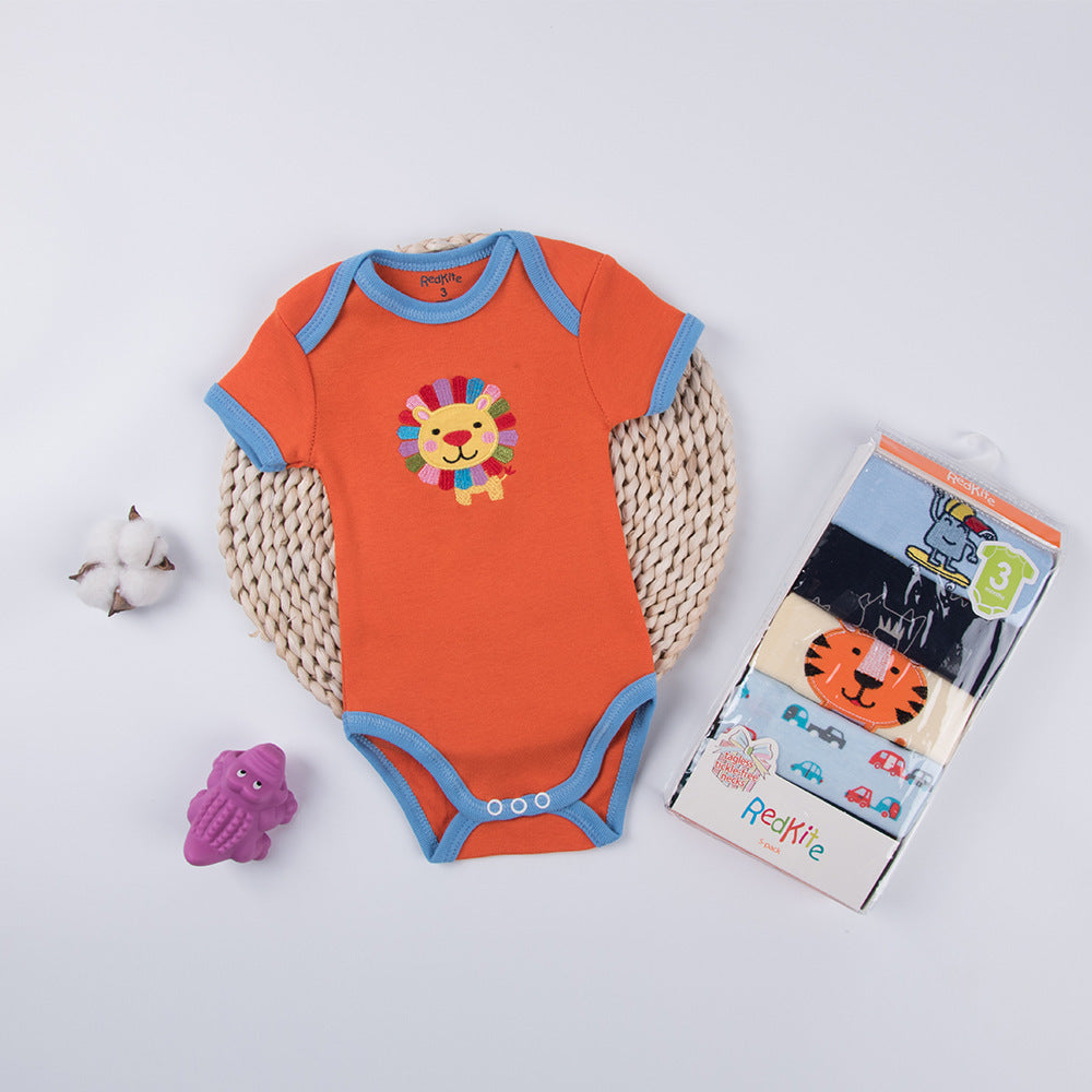 Newborn Cotton Romper Set (5pcs)
