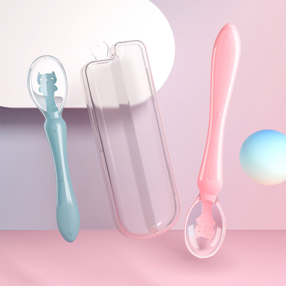 silicone feeding spoon