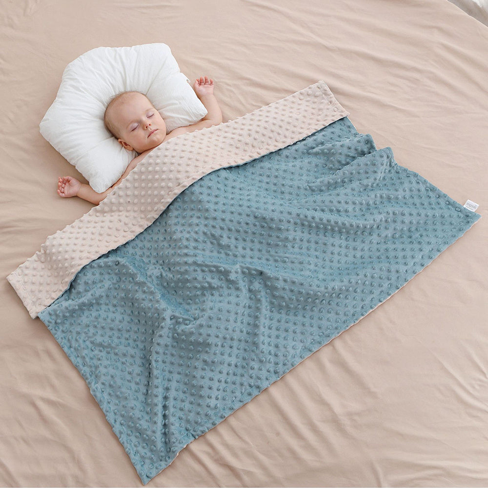 Baby Blanket Super Soft Double layer With Dotted Backing