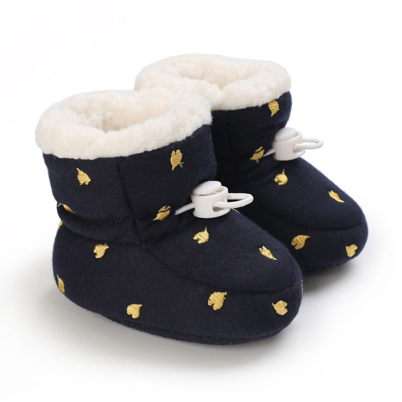 Baby Shoes – Soft Cotton Autumn & Winter Baby Shoes for Comfort