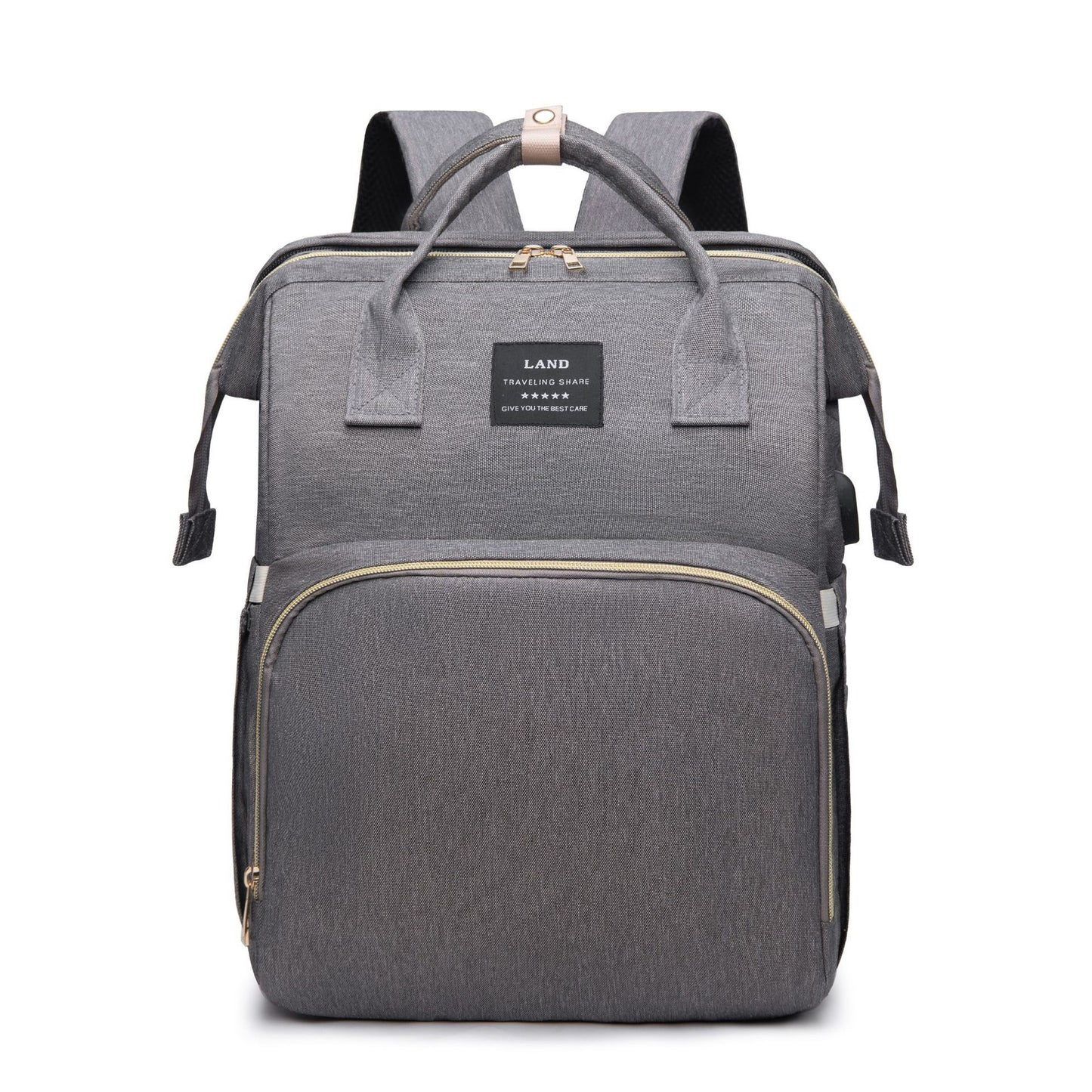Diaper Bag Backpack Large Capacity Stylish & Spacious Baby Crib