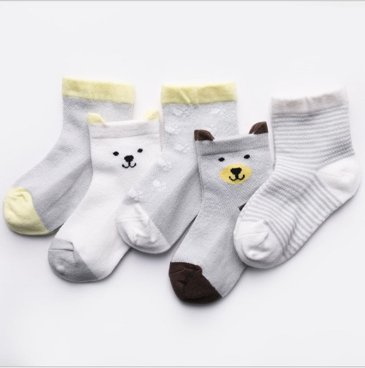 Toddlers Breathable Cotton Set (5pcs)