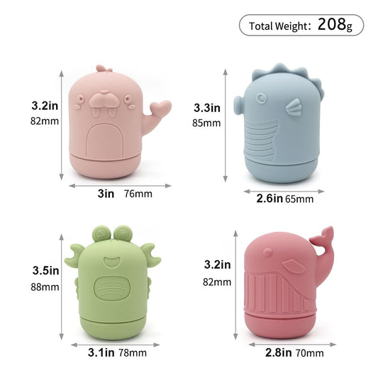 Water Shower Toys for Babies and Toddlers Set (4PCS)