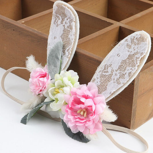 Baby Artificial Flower Headband
