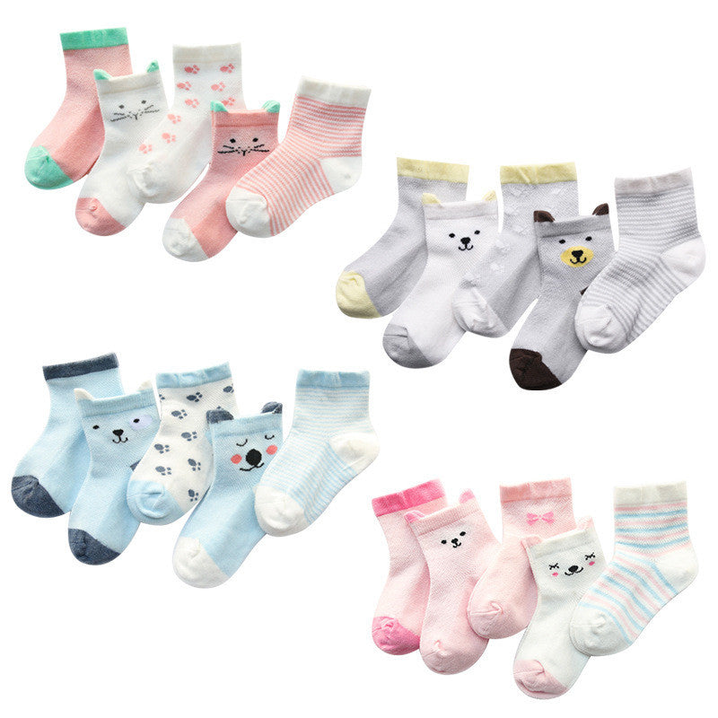 Toddlers Breathable Cotton Set (5pcs)