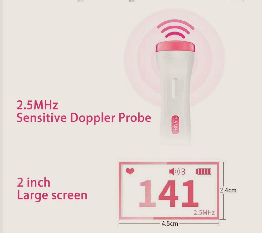 Pregnancy Baby Fetal Heart Rate Monitor