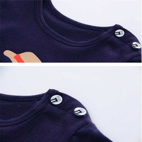 Toddler Cartoon T-Shirt with Shorts Set