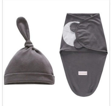 Baby Swaddle Blanket Cap Newborn Swaddling Bag Sleep Sack