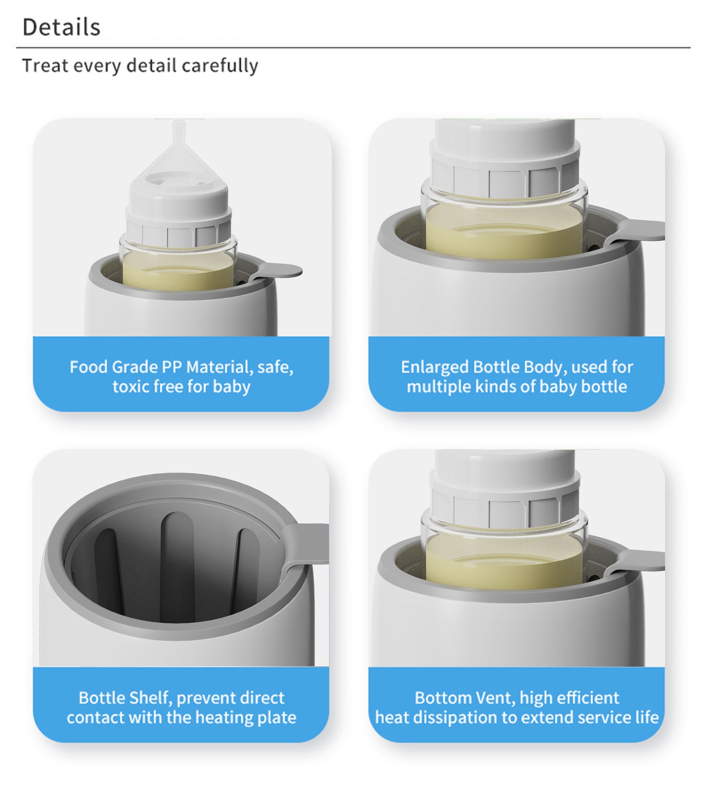 BabyCare Bottle Warmer & Sterilizer 2-in-1