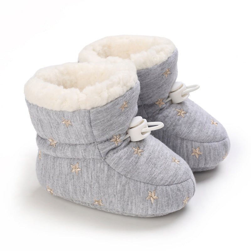 Baby Shoes – Soft Cotton Autumn & Winter Baby Shoes for Comfort
