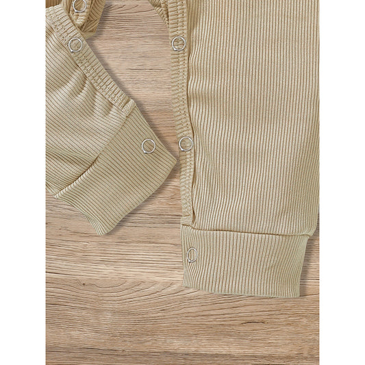 Newborn Baby Long Sleeve Jumpsuit Set (3pcs)