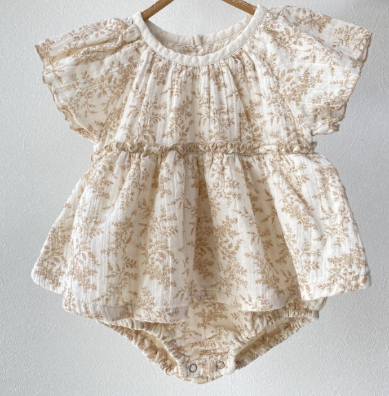 Onesie Baby Crepe Printed Rompers