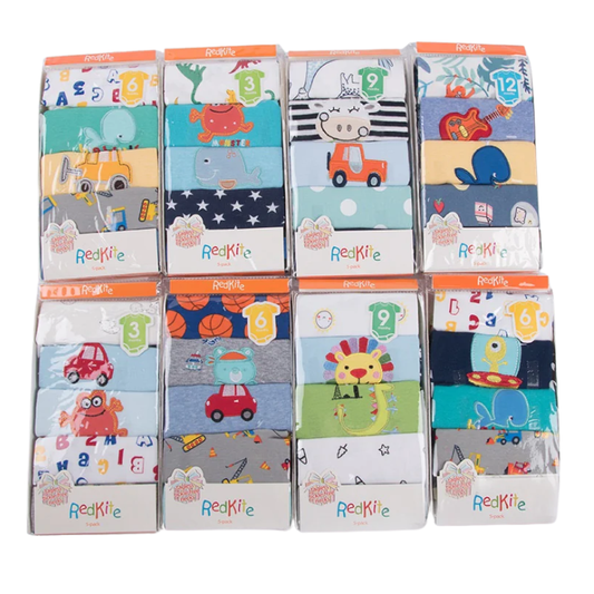 Newborn Cotton Romper Set (5pcs)