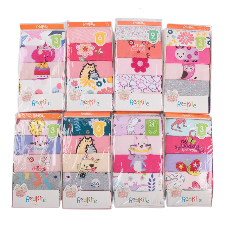 Newborn Cotton Romper Set (5pcs)