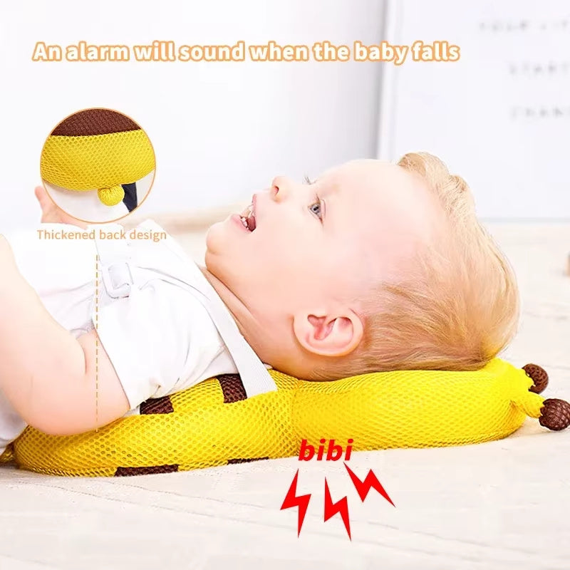 Baby Cartoon Bee Design Head and Back Protector Pillow
