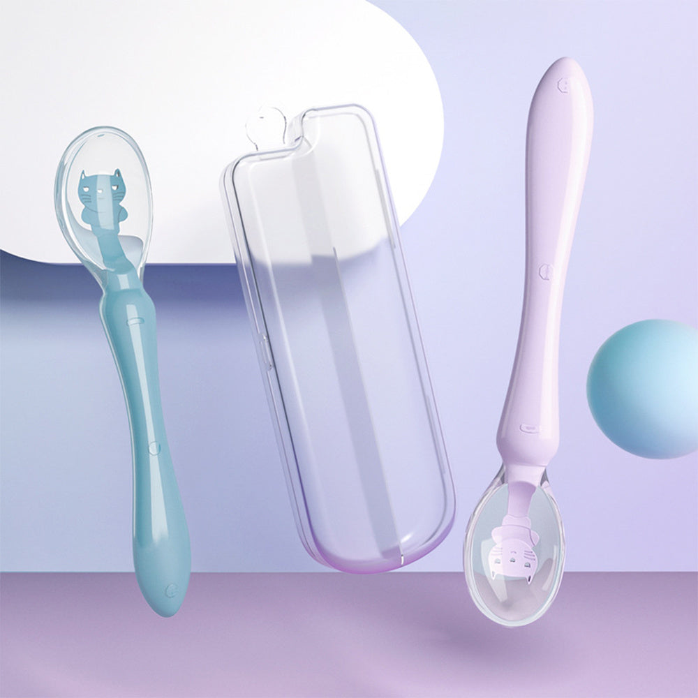 silicone feeding spoon