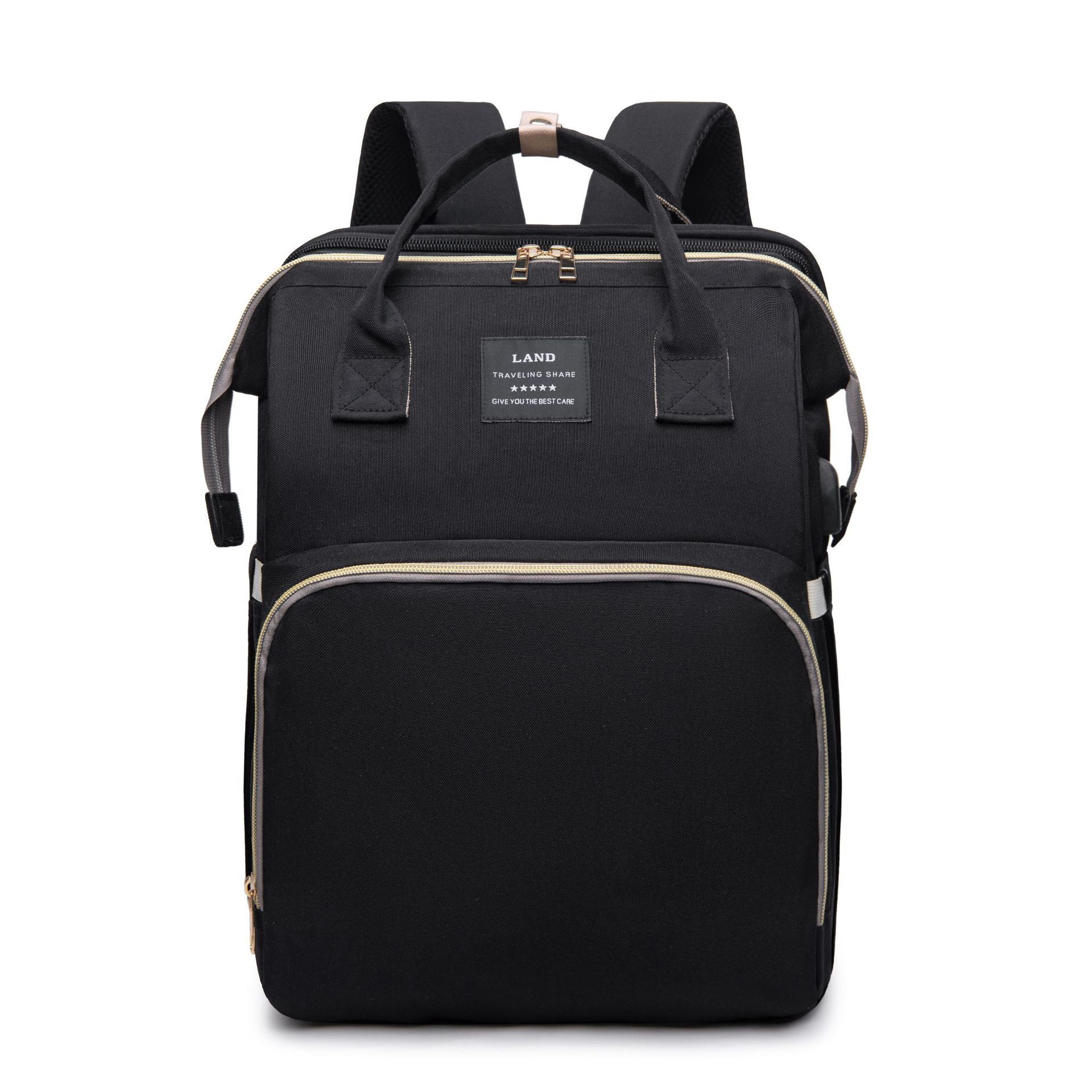 Diaper Bag Backpack Large Capacity Stylish & Spacious  Baby Crib