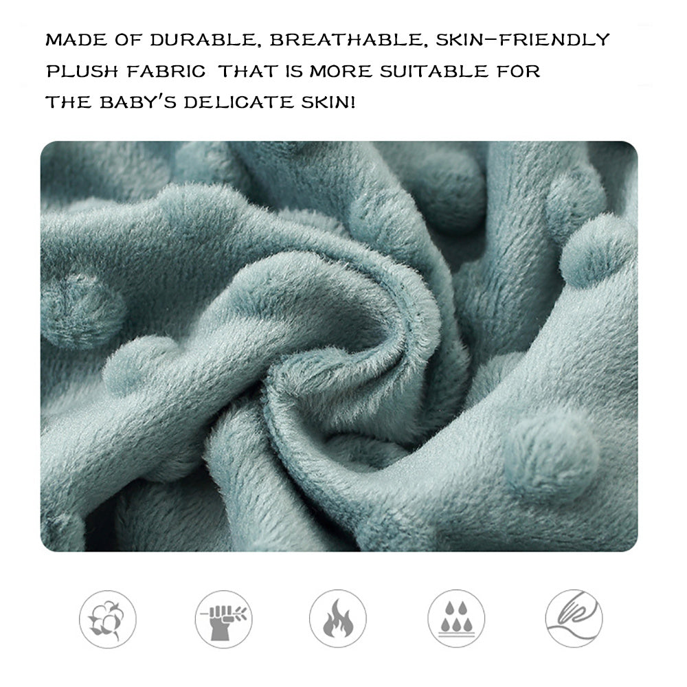 Baby Blanket Super Soft Double layer With Dotted Backing