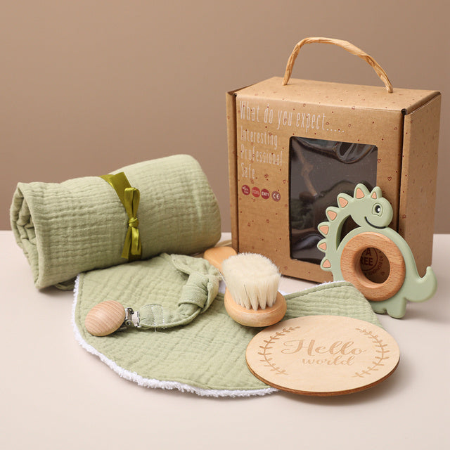 Bopoobo Baby Bath Toys–Swaddle Wrap & Milestone Set(6pcs)