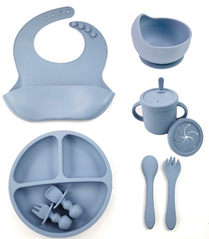Durable Baby Silicone Tableware Set – Safe & Stylish Feeding Essentials