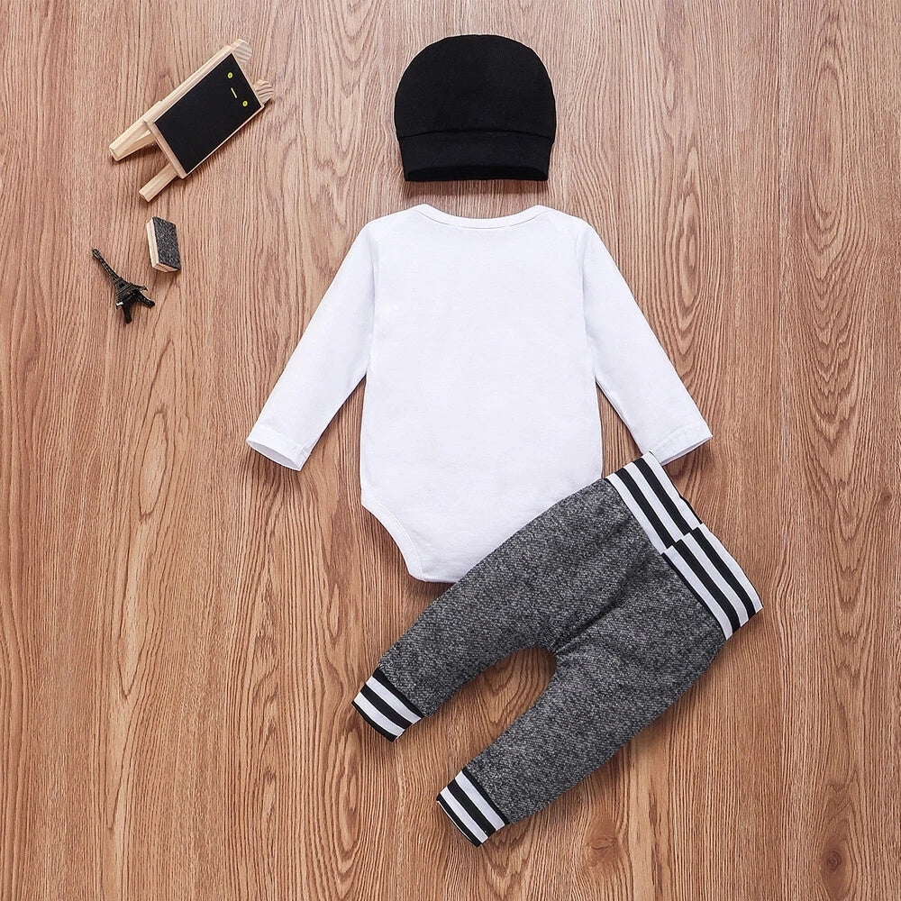 Newborn Baby Tops Romper with Pants Set