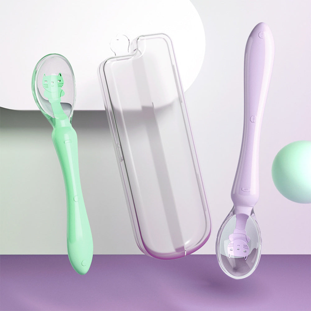 silicone feeding spoon