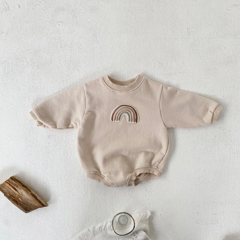 Cute Embroidery Baby Romper