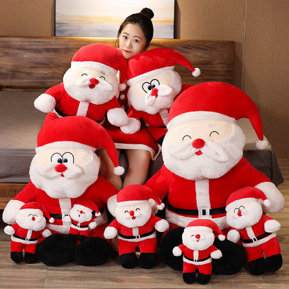 Holiday Santa Doll Pillow Plush Toy